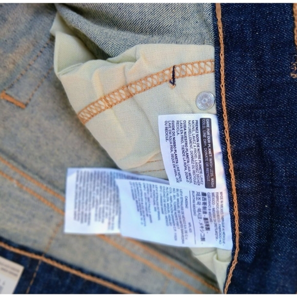 LEVI'S 505 STRAIGHT LEG MEN'S JEANS PANTS BLUE SIZE 36 - Picture 6 of 6